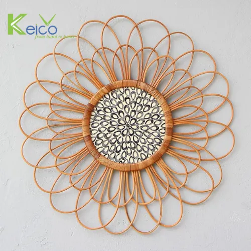 Rattan Export Decoración de pared ecológica de nuevo diseño 50 cm para mayoristas - REX-8423070327