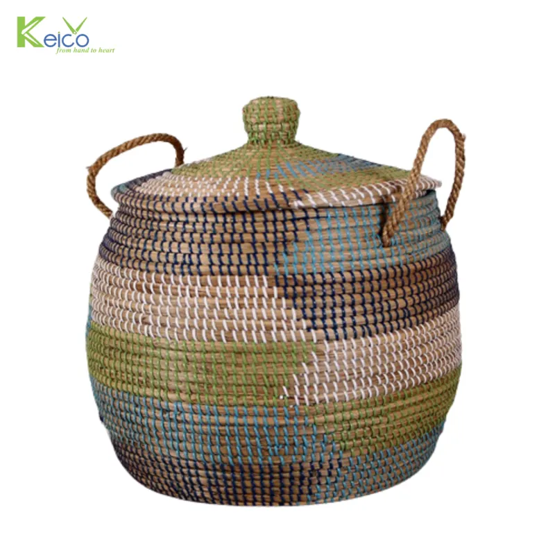 Rattan Export Hochwertiger dekorativer Aufbewahrungskorb - REX-8423070331