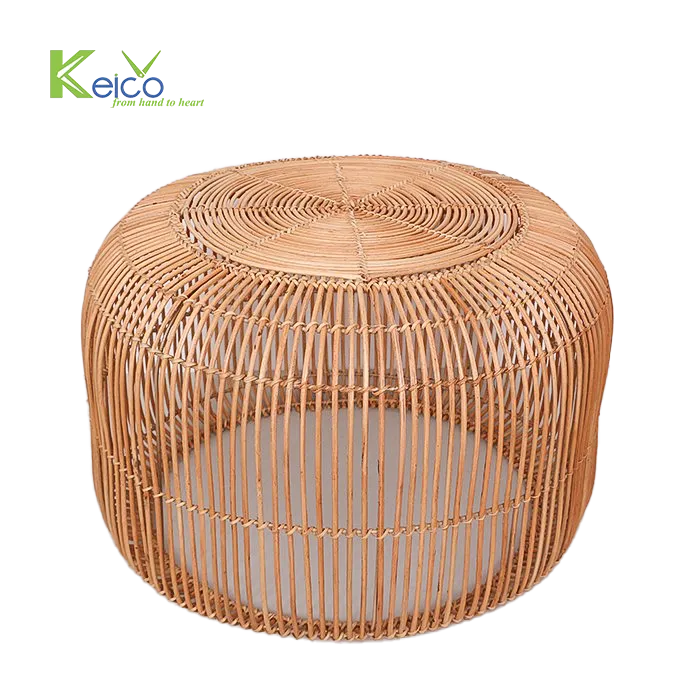 Rattan Export Mesa auxiliar de ratán vietnamita al por mayor - REX-8423070154