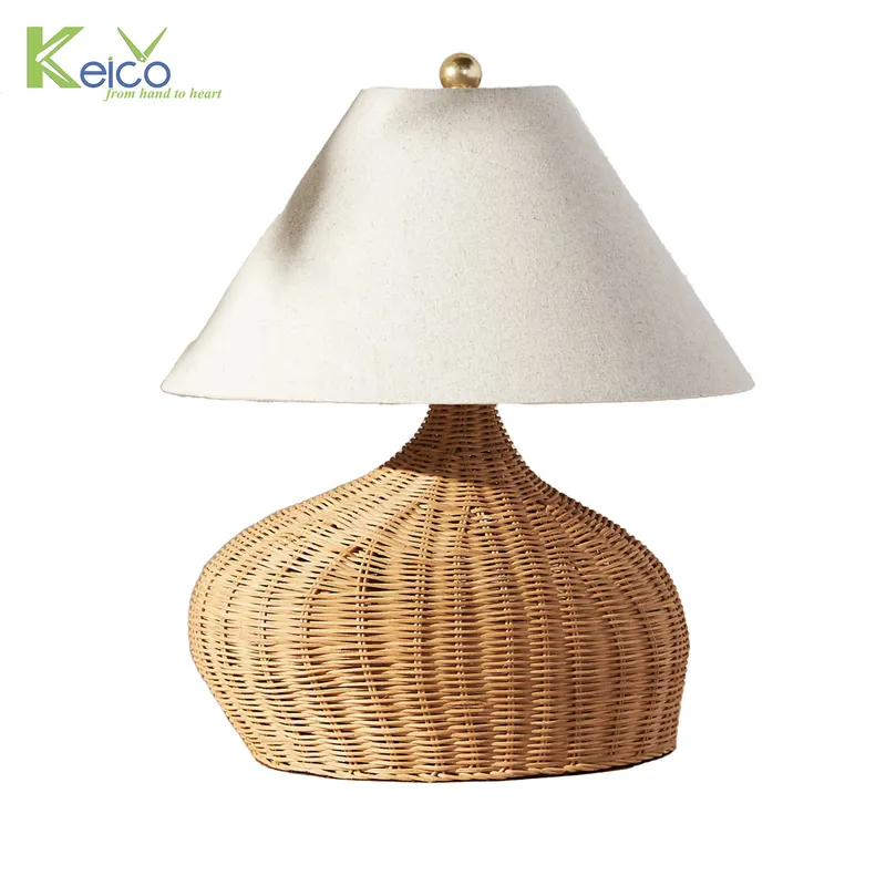 Rattan Export Umweltfreundliche Tischlampe aus Natur-Rattan, hergestellt in Vietnam - REX-8423300645