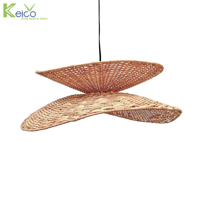 Rattan Export Paralume in rattan all'ingrosso, prodotto in Vietnam - REX-8423300642