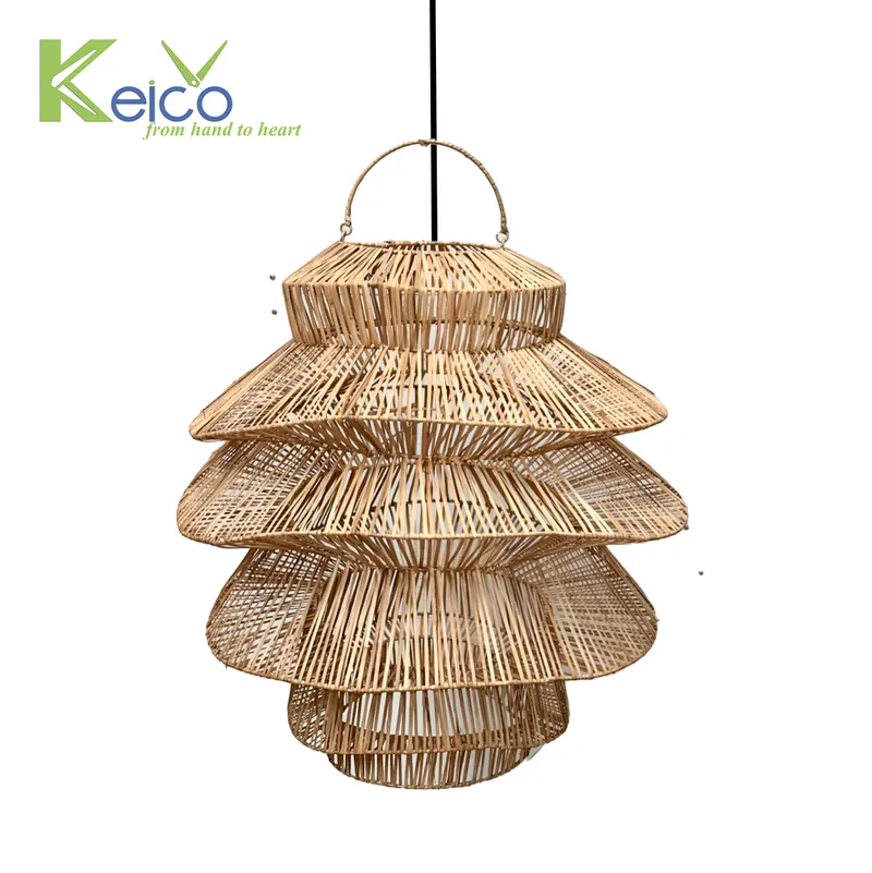 Rattan Export Đèn thả mây bộ sưu tập mới kiểu dáng đẹp - REX-8423063041