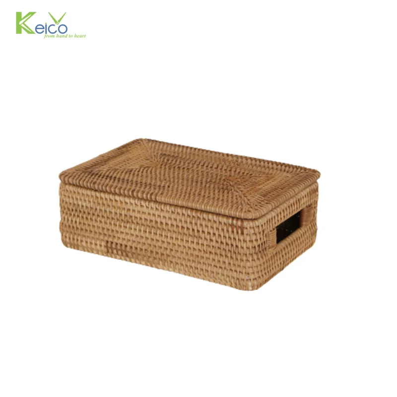 Rattan Export Cesta de almacenamiento decorativa de alta calidad - REX-8423062836