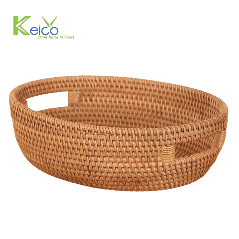 Rattan Export Wholesale woven rattan tray custom size made in Vietnam - REX-8423062214