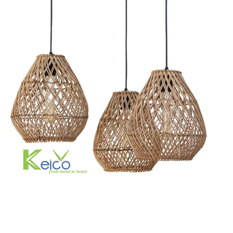 Rattan Export Lampada a sospensione in rattan 15×17 cm - REX-8423062202