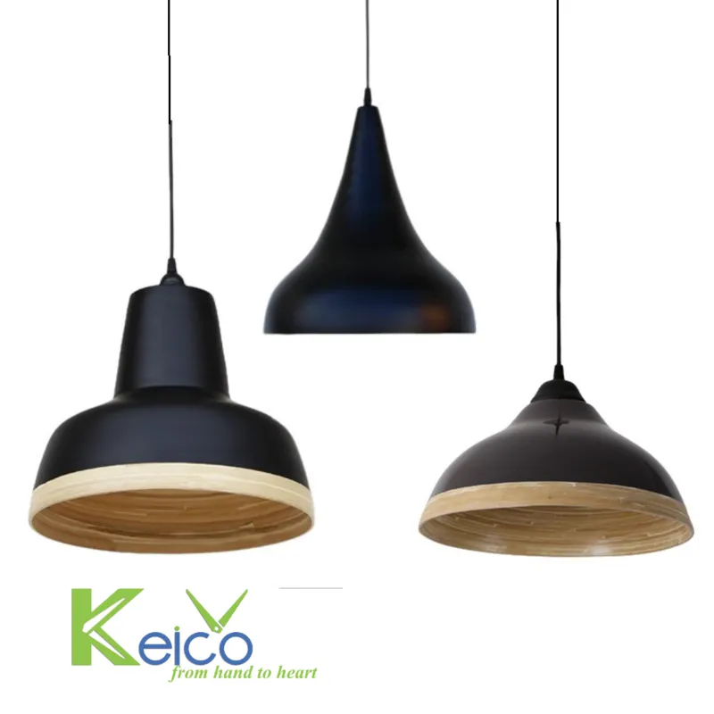 Rattan Export Bamboo Pendant light 35×30 35×40 30×15 cm - REX-8423062101