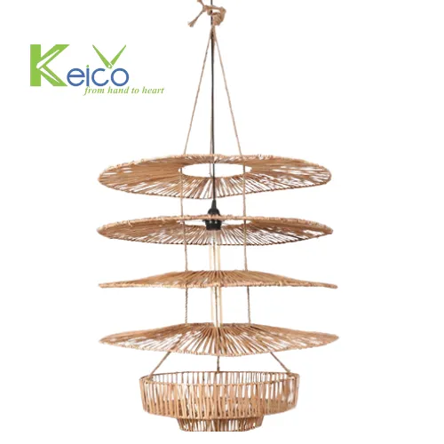 Rattan Export Đèn thả 60×70 cm sản xuất tại Việt Nam - REX-8423061901