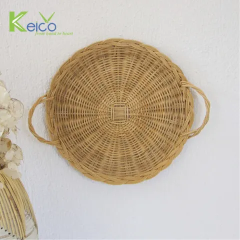 Rattan Export Hot designs rattan wall hanging 30×30 cm made in Vietnam - REX-8423061926