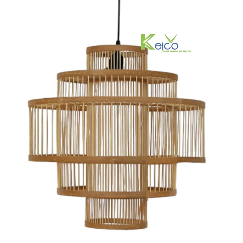 Rattan Export Pendant light 45×45 cm made in Viet Nam - REX-8423061709