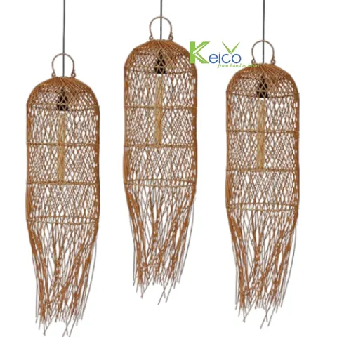 Rattan Export Pendant light 85×25 cm new design for wholesaler - REX-8423061608