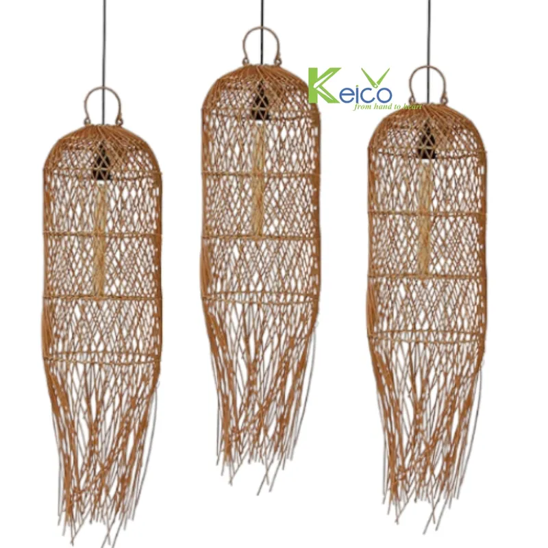 Rattan Export Lampada a sospensione 85×25 cm di nuovo design per grossisti - REX-8423061608