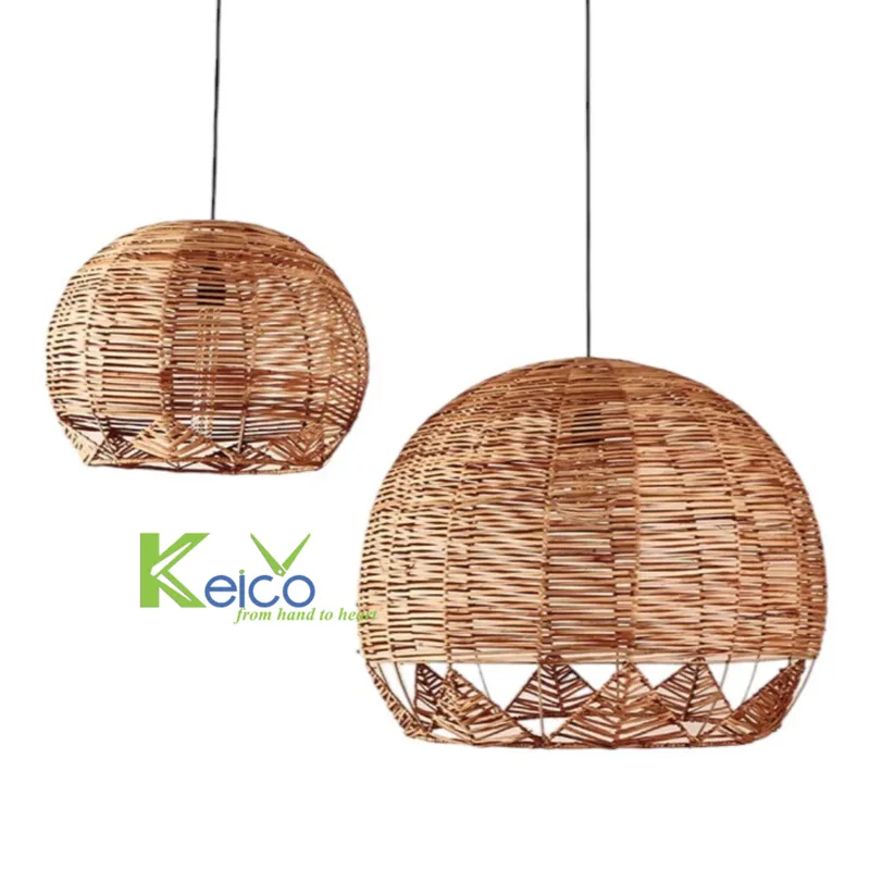 Rattan Export Boho Rattan Globular Pendant Light 63×50 cm - REX-8423061606