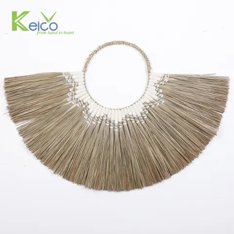 Rattan Export Hot designs seagrass wall hanging wall decoration 85×60 cm made in Vietnam - REX-8423061528