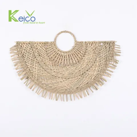 Rattan Export High quality and cheap price water hyacinth wall decoration 45×28 cm for wholesaler - REX-8423061424