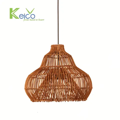 Rattan Export Vintage pendant light 45×35 cm made in Viet Nam - REX-8423061405