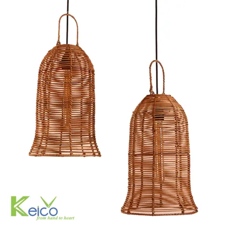 Rattan Export Rattan Bell Shape Pendant Light 25x40x50 cm - REX-8423061404