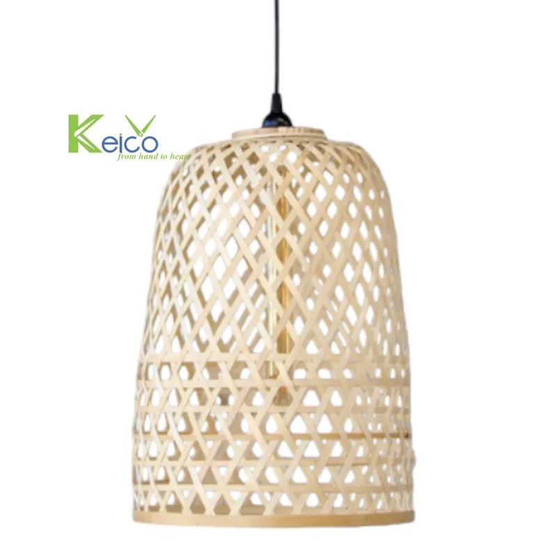 Rattan Export Bambus-Pendelleuchte 30×44 cm, hergestellt in Vietnam - REX-8423061310