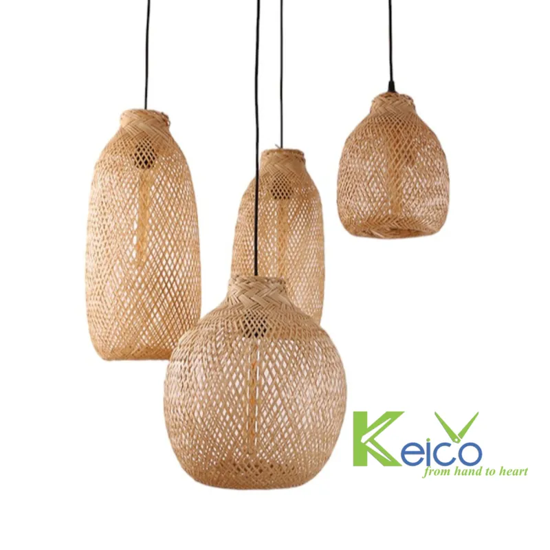 Rattan Export Lampada a sospensione in bambù 20×40 20×50 20×25 30×30 cm - REX-8423061308