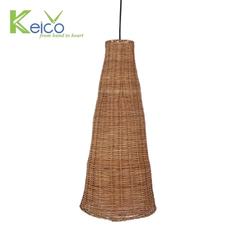 Rattan Export Vintage pendant light 22x50cm for wholesaler - REX-8423061206