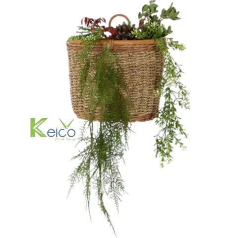Rattan Export Best seller rattan plant stand wholesale 25x25x14 cm made in Vietnam - REX-8423060924