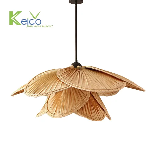 Rattan Export Lámpara colgante estilo boho 85×50 cm para decoración del hogar - REX-8423060806