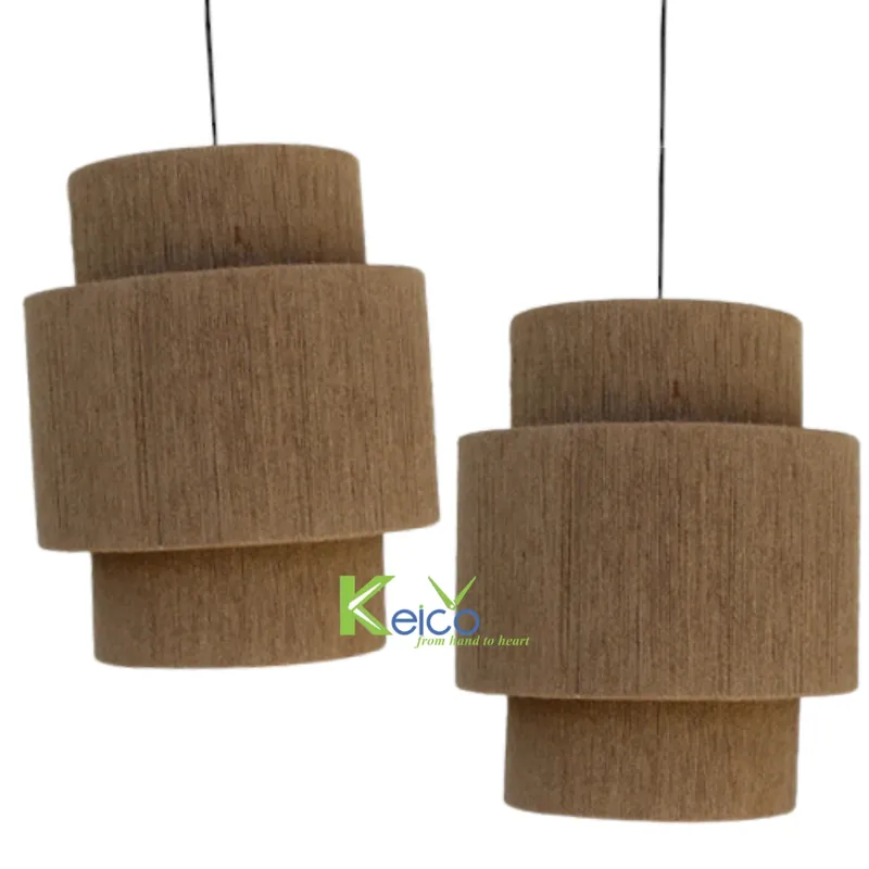 Rattan Export Đèn thả bán sỉ trang trí nhà 40×50 cm - REX-8423060705
