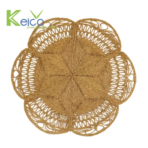 Rattan Export Tappeto in giacinto d’acqua 120 cm per decorazione casa all’ingrosso, prodotto in Vietnam - REX-8423060727