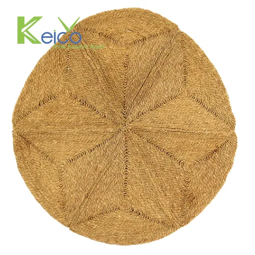Rattan Export Best seller water hyacinth rugs for home decor 120 cm made in Vietnam - REX-8423060726