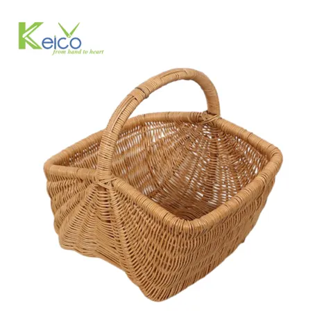 Rattan Export Wholesale rattan small picnic basket 36x30x35cm made in Vietnam - REX-8423060611