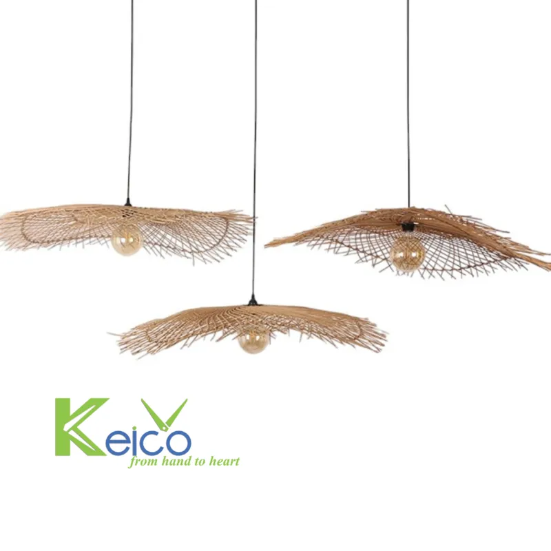 Rattan Export Đèn thả tre 60×15 cm - REX-8423060604