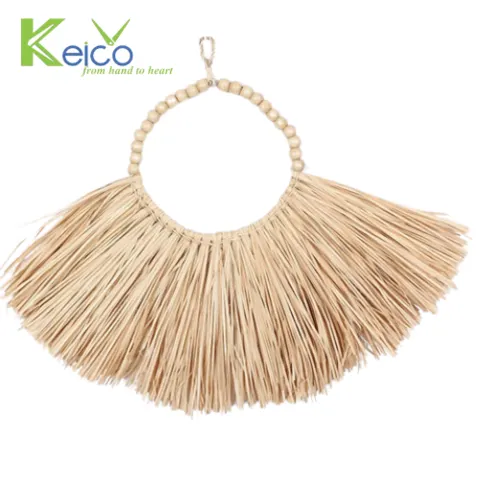 Rattan Export Decoración de pared de hoja de palma 80×85 cm al por mayor, fabricada en Vietnam - REX-8423060621