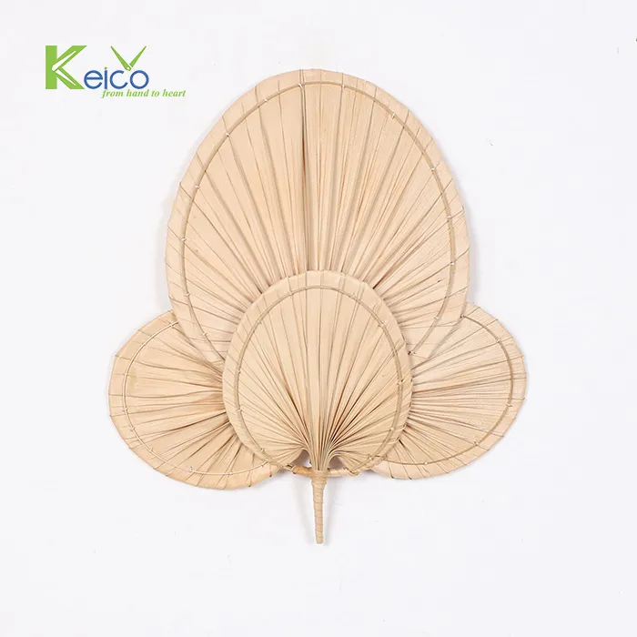 Rattan Export Decoración de pared de hoja de palma 40x49cm al por mayor, fabricada en Vietnam - REX-8423060405