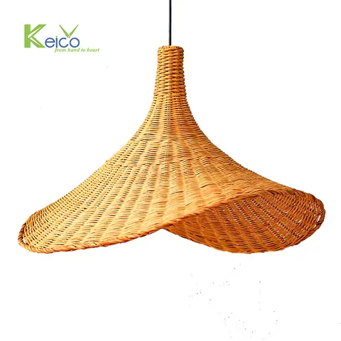 Rattan Export Lampada a sospensione in rattan dalla bella forma 60x40cm - REX-8423060109