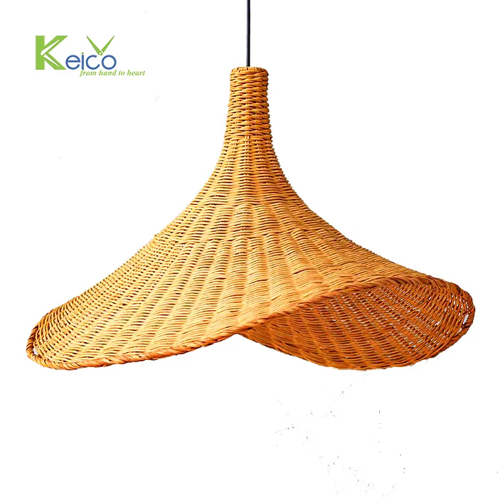 Rattan Export Lámpara colgante de ratán de bonita forma 60x40cm - REX-8423060109