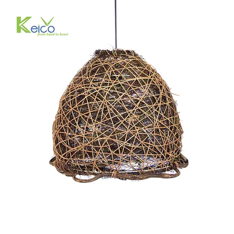 Rattan Export Rattan pendant light 40x40cm raw material - REX-8423060104