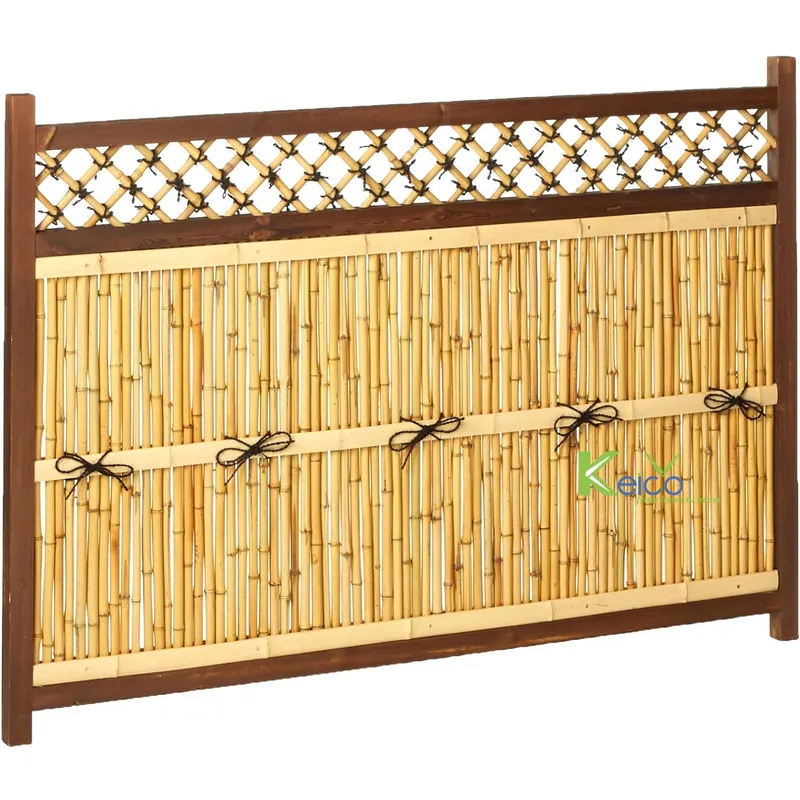 Rattan Export Hochwertiger vietnamesischer Bambus-Zengartenzaun im orientalischen Stil - REX-8423081732-1