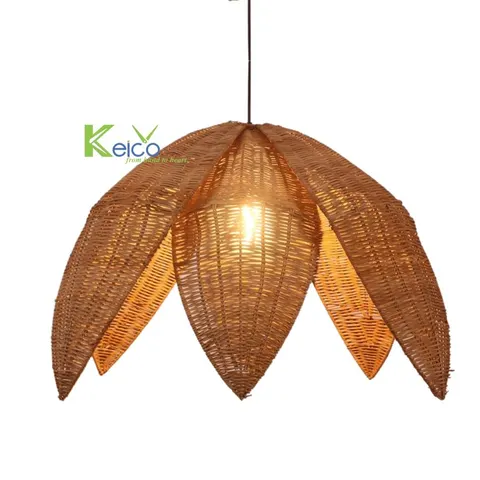 Rattan Export Petal Rattan Pendant Light K2392901 - REX-7265