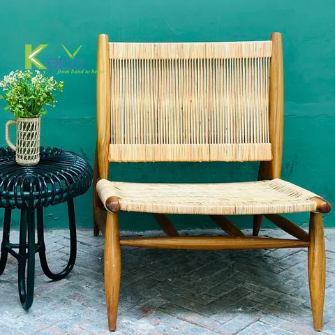 Rattan Export Silla de comedor de ratán a buen precio al por mayor, fabricada en Vietnam - REX-6117