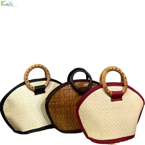 Rattan Export Trendy bamboo handbag with customize color made in Vietnam - REX-8423071808