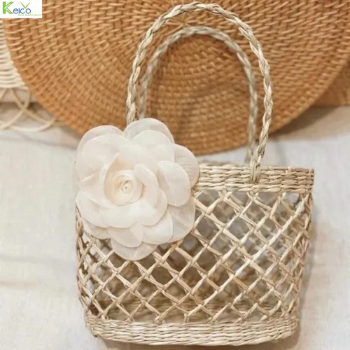 Rattan Export Seegras-Handtasche zum Bestpreis, hergestellt in Vietnam - REX-8423071705