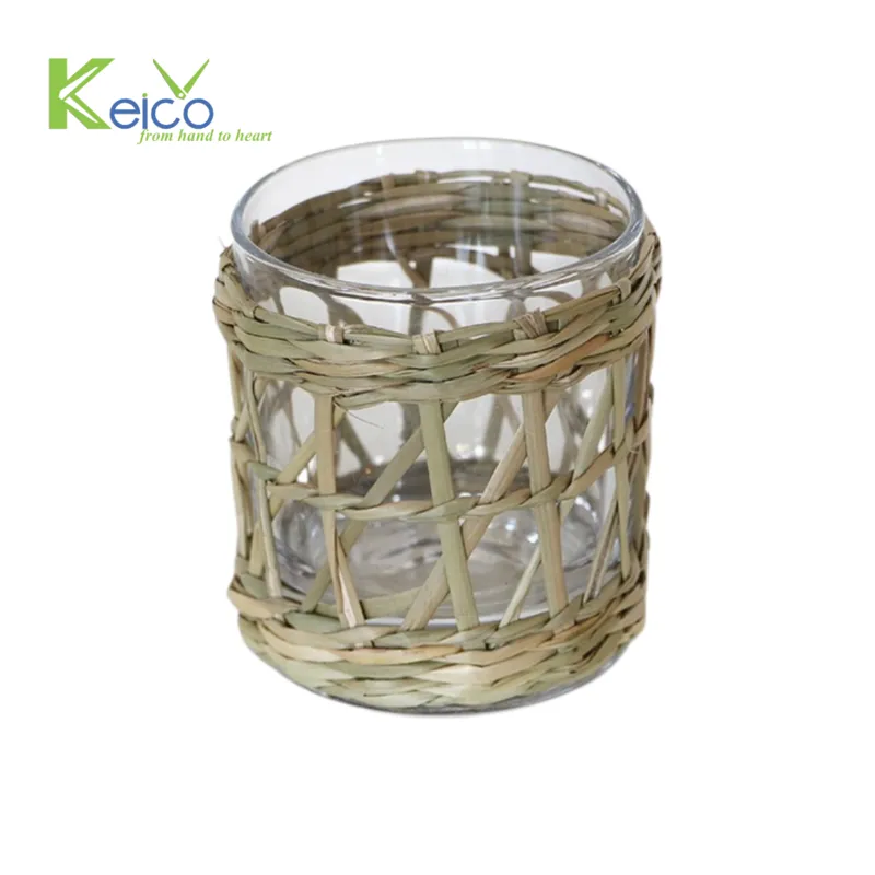 Rattan Export Seagrass cup holder decorative made in Vietnam - REX-8423071713