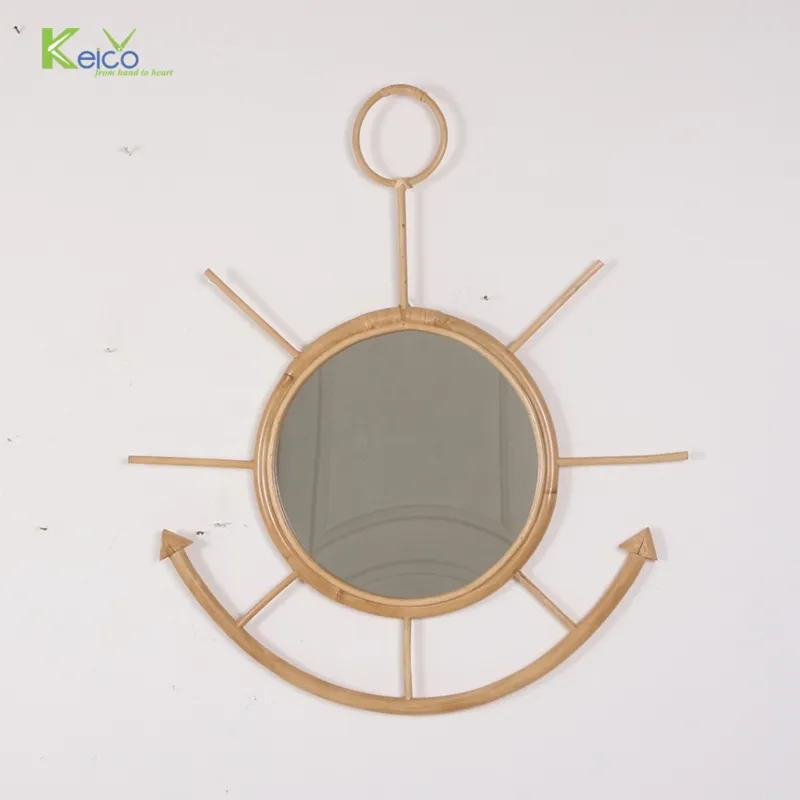 Rattan Export Wholesale wall hanging mirror - REX-8423080832