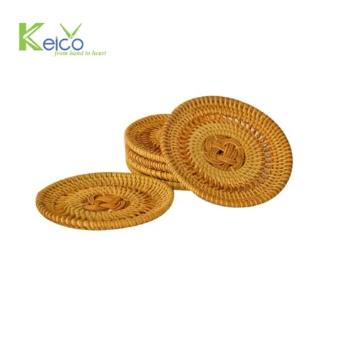 Rattan Export Rattan decorative coaster made in Vietnam - REX-8423071517