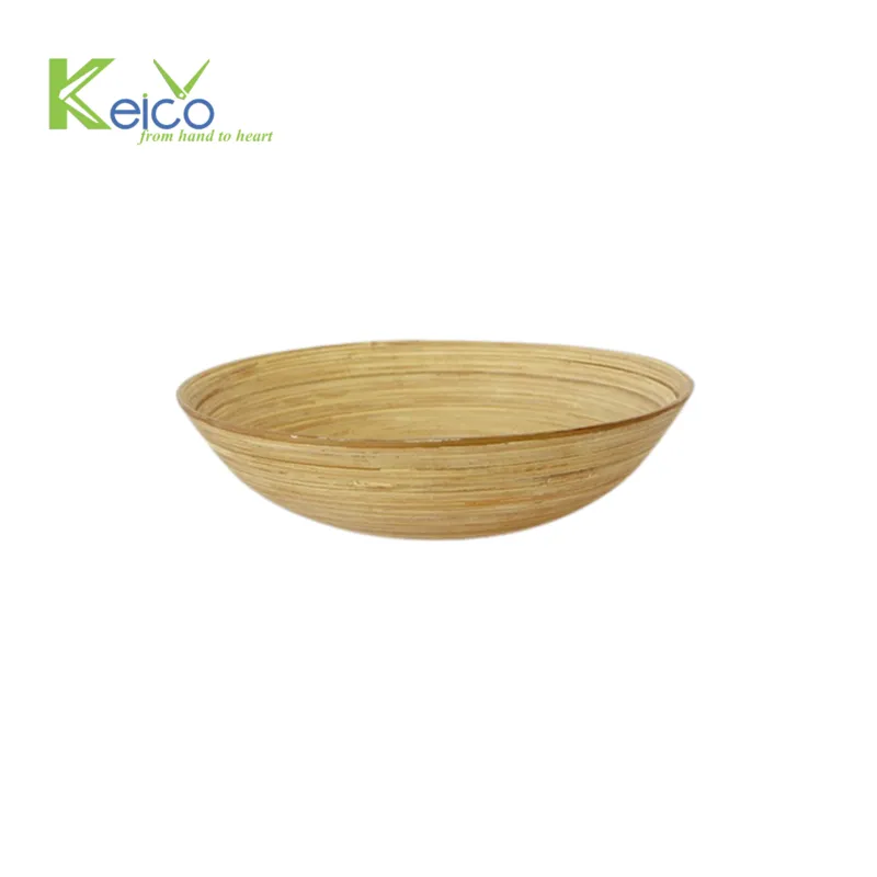 Rattan Export Plato decorativo de bambú, fabricado en Vietnam - REX-8423062612