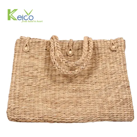 Rattan Export Wholesale water hyacinth bag 45x27x32x50cm made in Vietnam - REX-8423060819