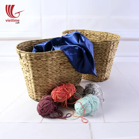 Nice Water Hyacinth Storage Basket