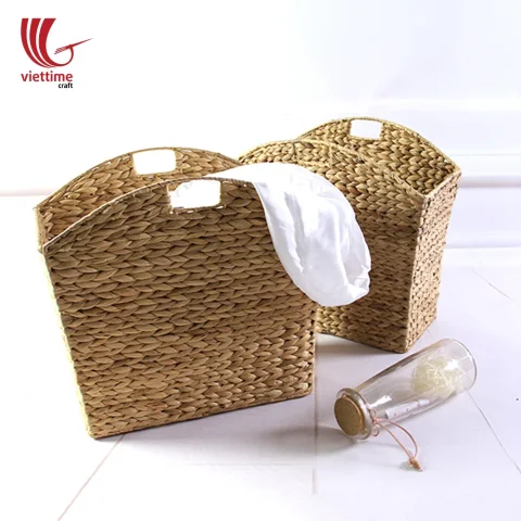 Rattan Export Water Hyacinth Storage Basket Set - REX-B00014
