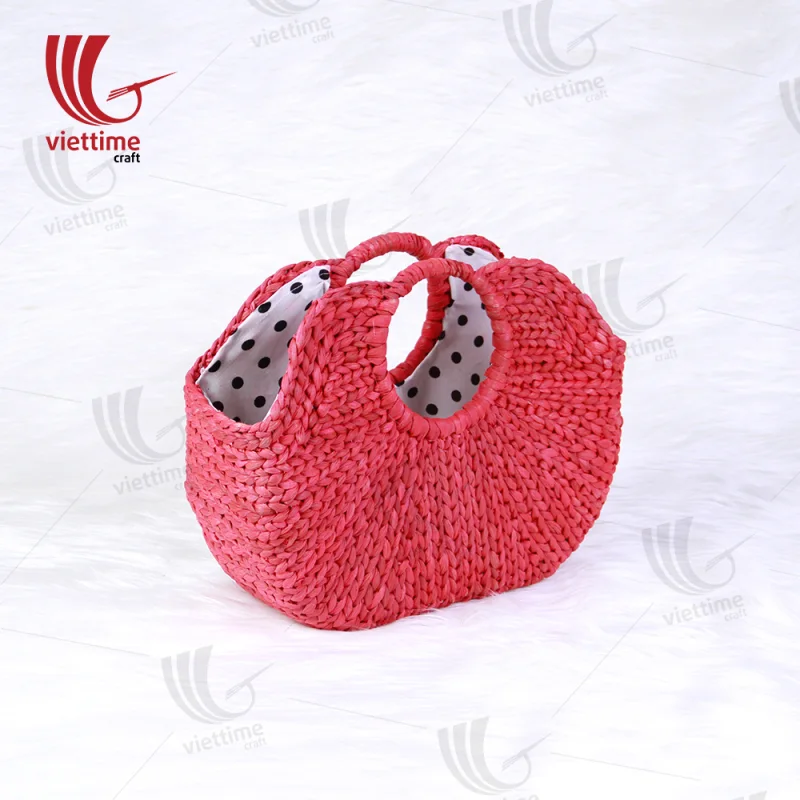 Beautiful Red Water Hyacinth Shopping Bag