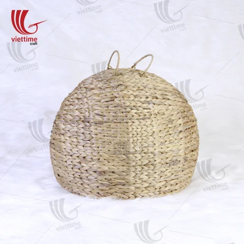 Wicker Cat Kitten Bed Basket Sleeping House