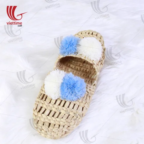 Unique Light Water Hyacinth Slippers